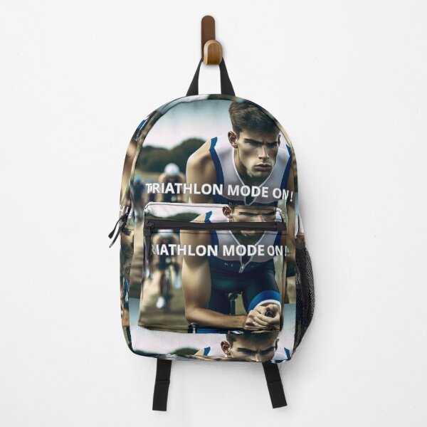 Item preview, Triathlon Mode On – Focus & Endurance Motivational Design designed and sold by Triathlongram.