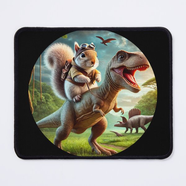 Item preview, Squirrel riding Dino designed and sold by Caseymax.