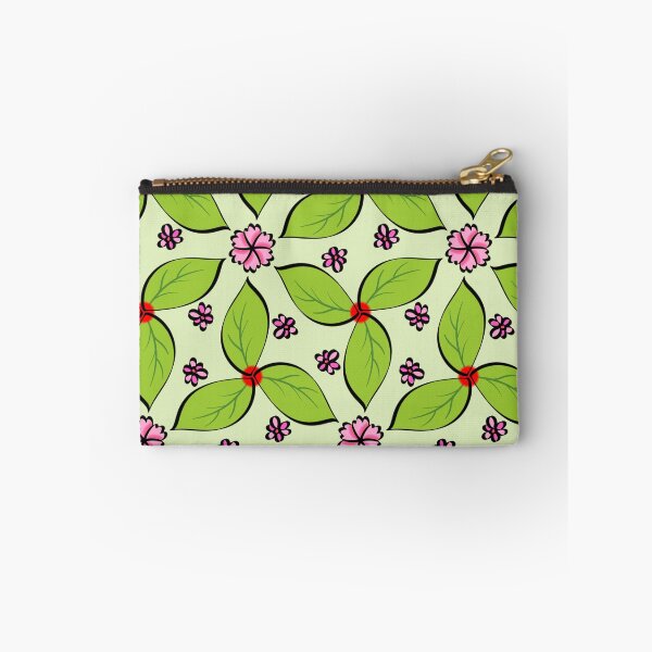 Item preview, Pink Floral Green leaves Pinwheel Pattern designed and sold by Bulantanyong.