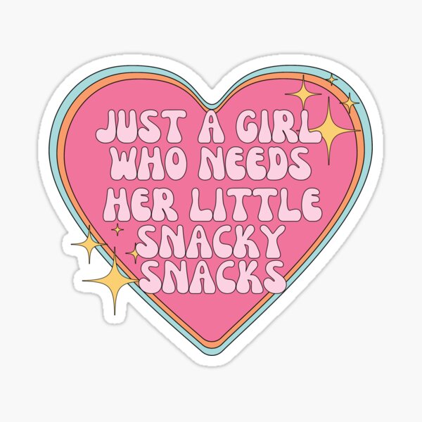 Item preview, Just a Girl Who Needs Her Little Snacky Snacks  designed and sold by Alberto Dominguez.