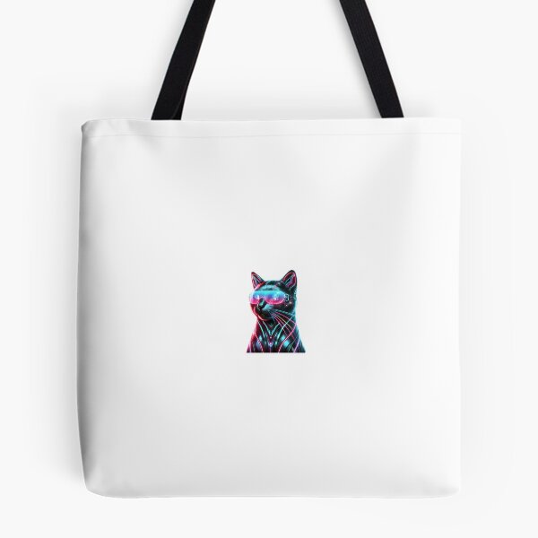 Item preview, Cyberpunk Cat with Neon Glasses designed and sold by Priyanshu-kaii.