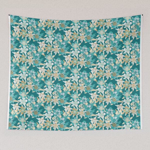 Item preview, Tea Tree Australian Flora green gold designed and sold by blueidesign.