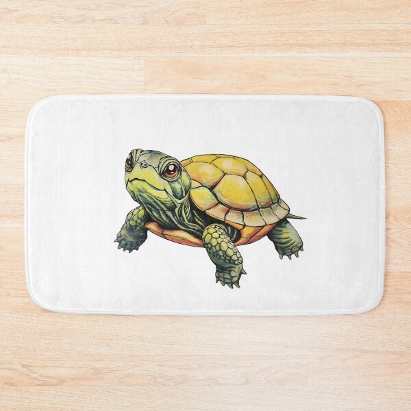 Item preview, Watercolor painted turtle designed and sold by trendspatterns.
