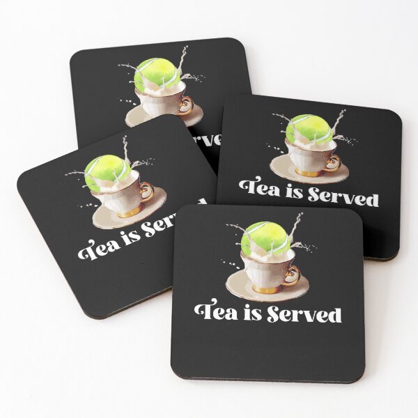 Item preview, Tennis Tea Is Served Graphic Art designed and sold by Dressed For  Duty.