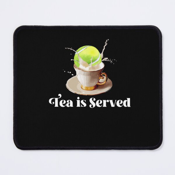 Item preview, Tennis Tea Is Served Graphic Art designed and sold by Dressed For  Duty.
