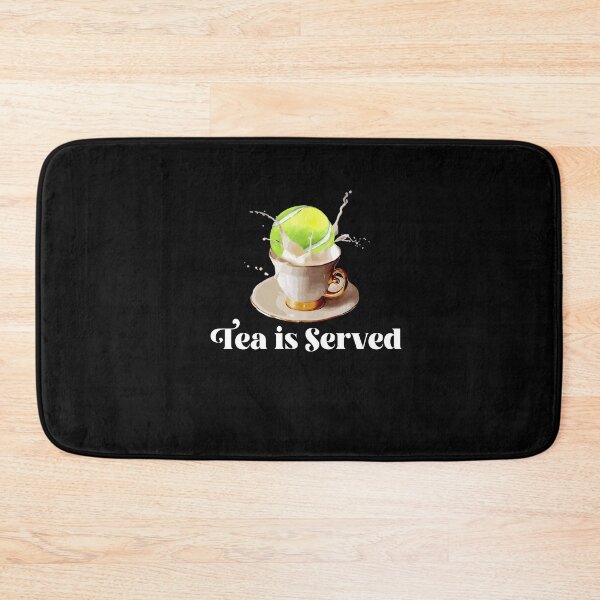 Item preview, Tennis Tea Is Served Graphic Art designed and sold by Dressed For  Duty.