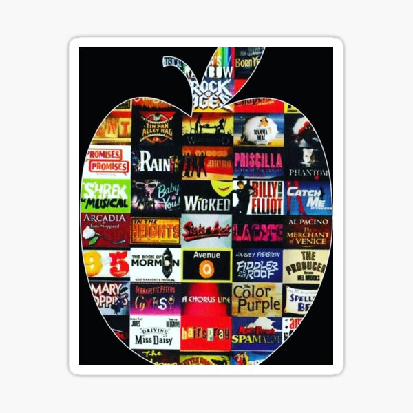 Big Apple Broadway Sticker