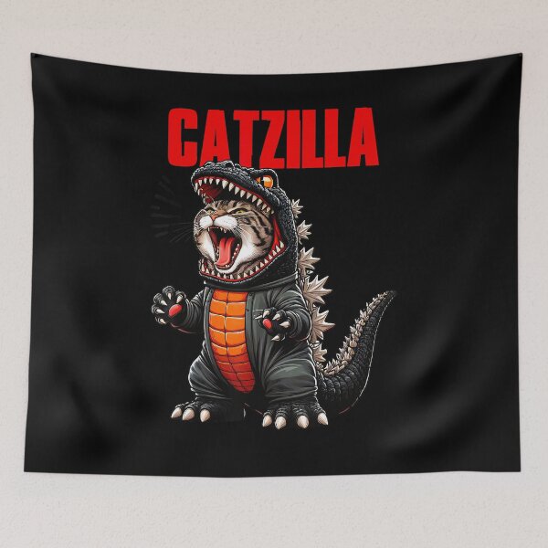 Item preview, Cute Cat Kitty Catzilla For Cat Moms Cat Dads Pet Lovers designed and sold by Damcoc.