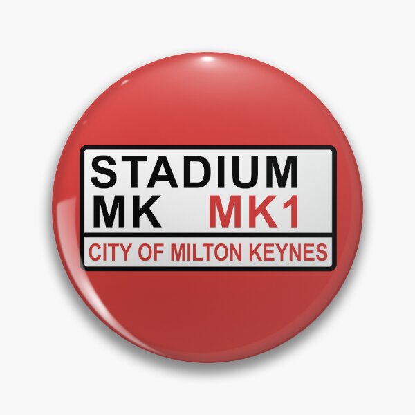 Artikelvorschau, Milton Keynes Dons Stadium MK ikonisches Straßenschild entworfen und verkauft von DelfDesign.