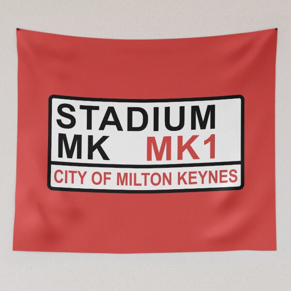 Item preview, Milton Keynes Dons Stadium MK Iconic Street Sign designed and sold by DelfDesign.