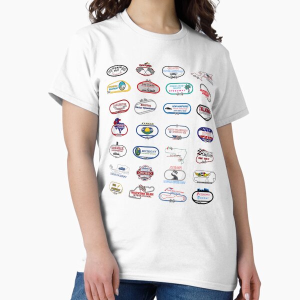 Aperçu de l'œuvre Circuit NASCAR 2025 créée et vendue par TracksideTeesShop.