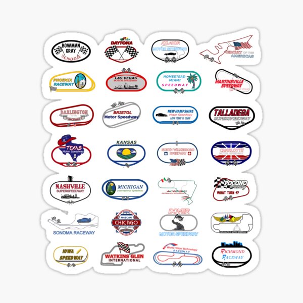 Aperçu de l'œuvre Circuit NASCAR 2025 créée et vendue par TracksideTeesShop.