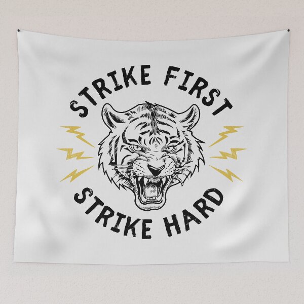 Item preview, STRIKE FIRST STRIKE HARD designed and sold by ThiccAndSik.