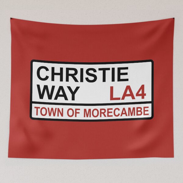 Item preview, Morecambe Christie Way Iconic Street Sign designed and sold by DelfDesign.
