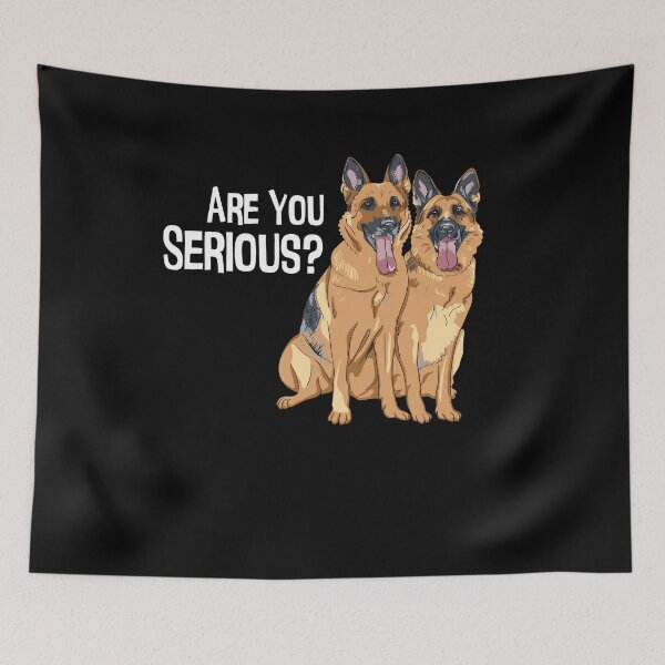 Item preview, German Shepherd Head Tilt Funny Dog Breed designed and sold by Dressed For  Duty.