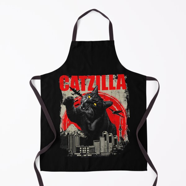 Item preview, CATZILLA City Rampage - Vintage Monster Cat Design designed and sold by Damcoc.