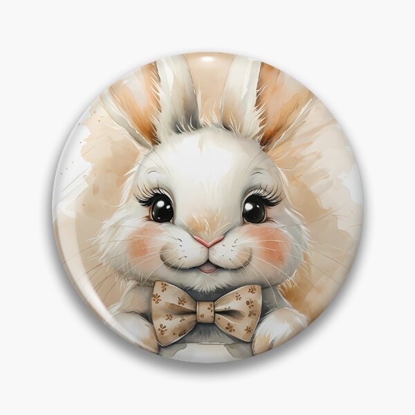 Item preview, Whimsical Easter Bunny Watercolor Illustration Graphic T-Shirt Dress designed and sold by FestivityFinds.