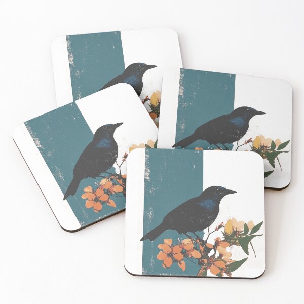 Item preview, Minimalist Style Bower Bird Art designed and sold by chi3-jp.