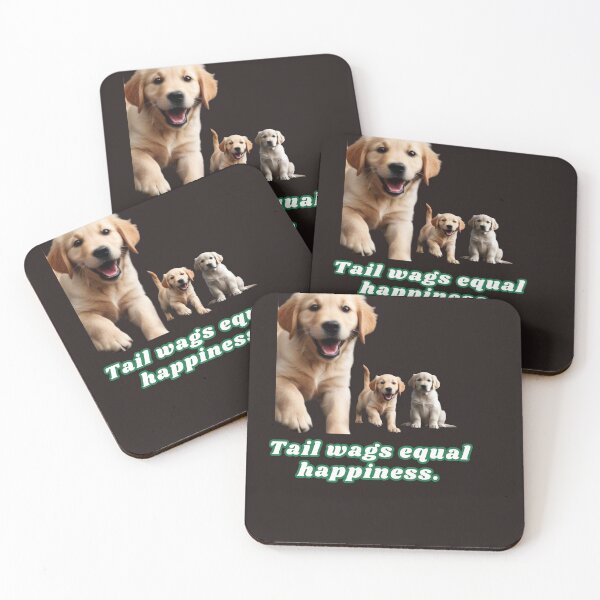 Item preview, TAIL WAGS EQUAL HAPPINESS" T-SHIRT – WEAR YOUR JOY! designed and sold by Mikel-empire.