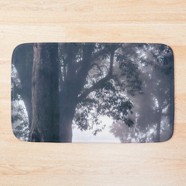 Item preview, Mystical Foggy Forest with a Lonely Bench designed and sold by Grind107.