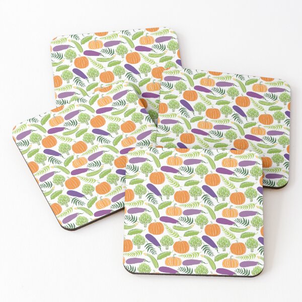 Item preview, Pumpkins And Eggplants Dance In Green Harmony designed and sold by SplashTastic.