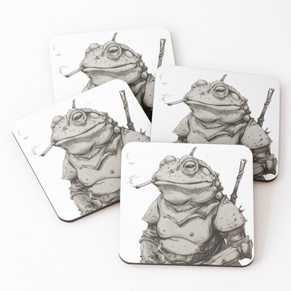 Item preview, FROG PROBLEMS - DARK FANTASY ART STYLE  designed and sold by VistaThreadsCo.