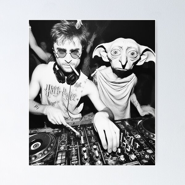 Item preview, Poster Dobby and DJ Harry Iconic designed and sold by Nicole-gibson.