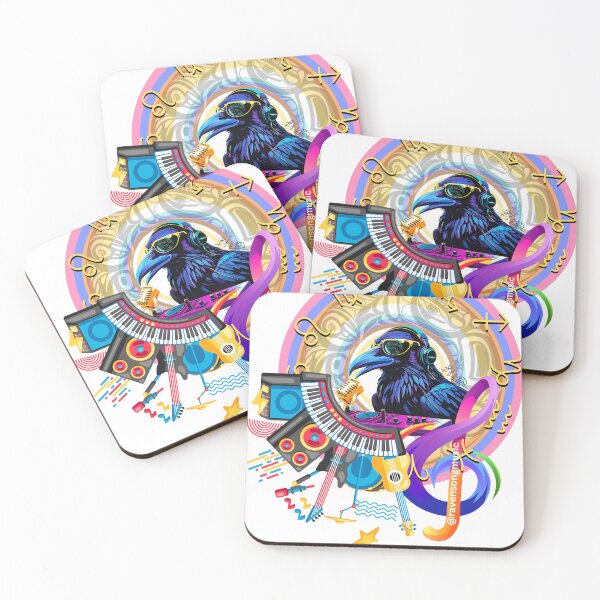 Item preview, Astrotheomusical Raven with Creative Cool Vibes designed and sold by Billhelin888.