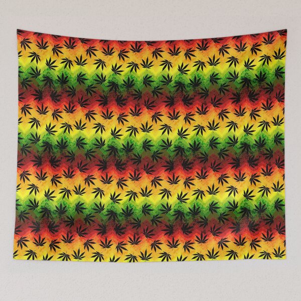 Item preview, Seamless Rastafarian Marijuana Pattern designed and sold by TopHatSyndicate.