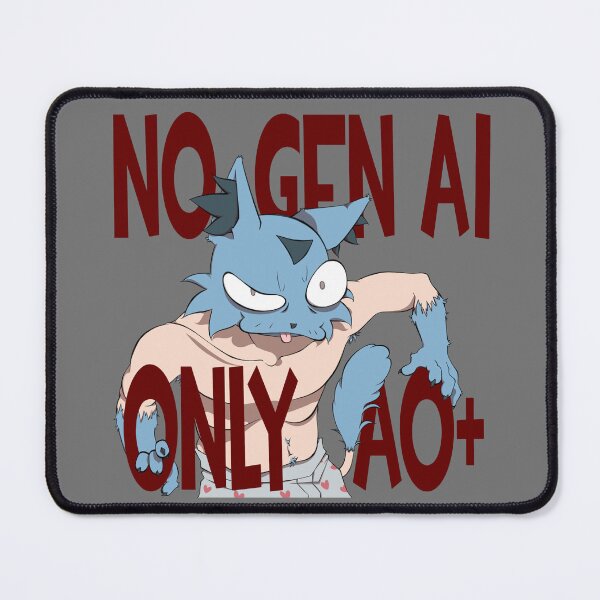Item preview, Aoki Says NO to AI designed and sold by AokiHarrisDraws.
