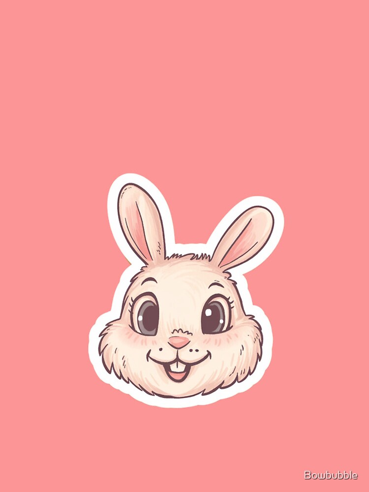 Thumbnail 5 of 5, iPhone Case, Cute Rabbit Face designed and sold by Bowbubble.