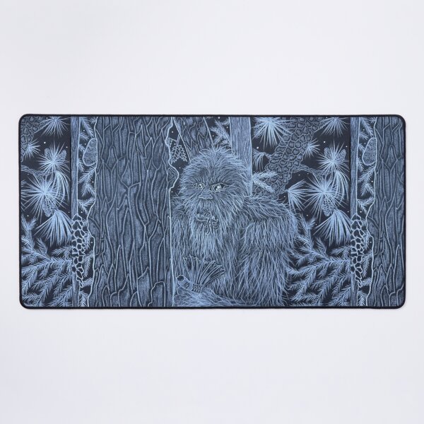 Item preview, “Primal Solitude” Sasquatch - Bigfoot Fisherman designed and sold by SasquatchShop.