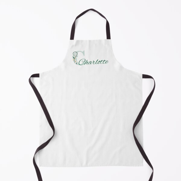 Item preview, Charlotte – Diseño floral de nombre – verde abeto y amarillo dorado – (personalizable) designed and sold by sabantha.