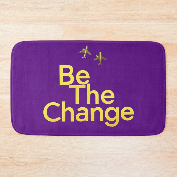 Item preview, Be The Change Motivational Quote Design designed and sold by gtrock.