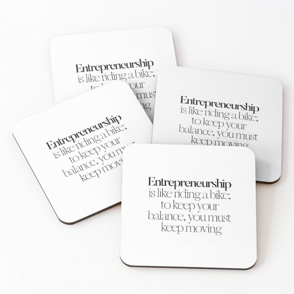 Item preview, Entrepreneurship is like riding a bike; to keep your balance, you must keep moving designed and sold by effortless business growth.
