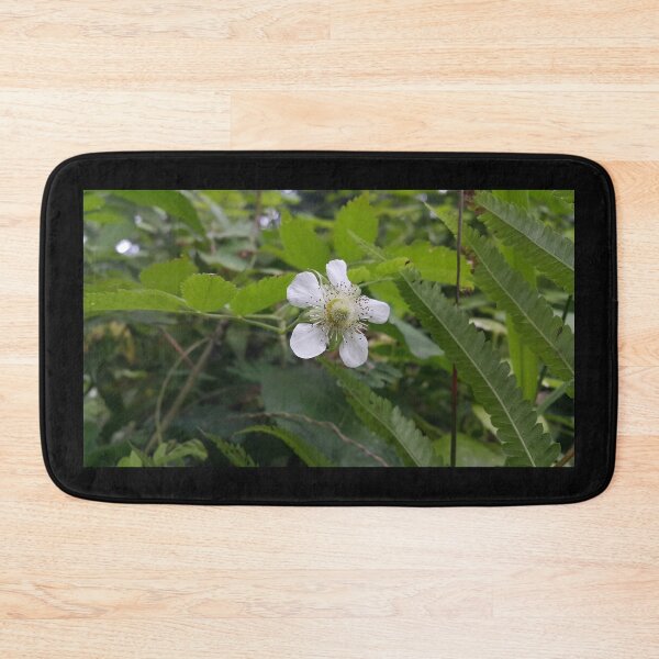 Item preview, Big white flower of dark green tropical plant, floral photography designed and sold by Yusuf-Design.
