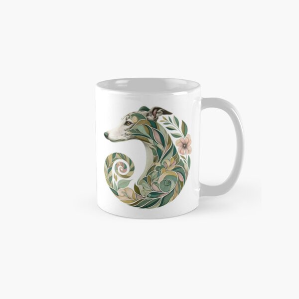 Item preview, Whippet Dog Botanical Nature Art Illustration3 designed and sold by BirdsnStuff.