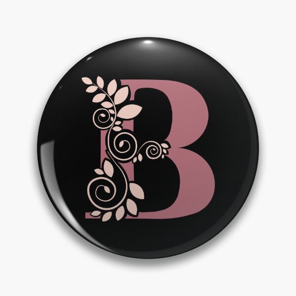 Item preview, Monograma floral – Letra B – Palisandro y rosa empolvado – (Personalizable) designed and sold by sabantha.