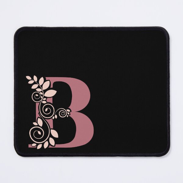 Item preview, Floral Monogram – Letter B – Rosewood & Powder Pink – (Personalizable) designed and sold by sabantha.