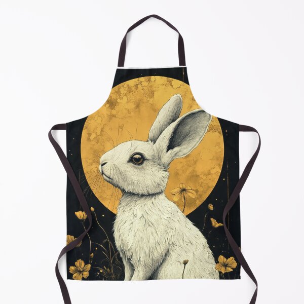 Item preview, Elegant Great Golden Rabbit designed and sold by Earth Celebration Designs.