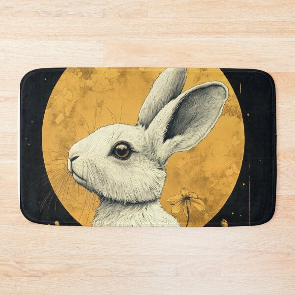 Item preview, Elegant Great Golden Rabbit designed and sold by Earth Celebration Designs.