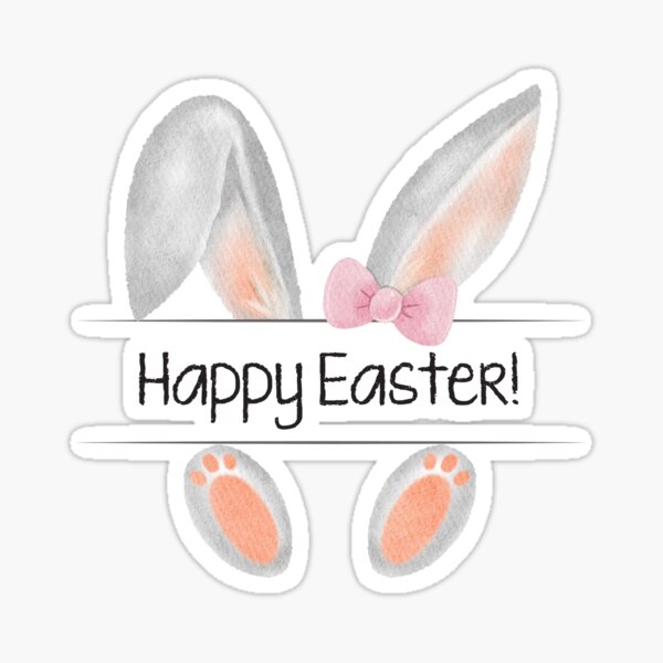 Item preview, Cute Easter Bunny! Happy Easter! designed and sold by foryssj.