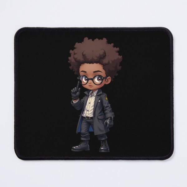 Item preview, Anime Boy Afro Student - Between Lecture and Lifestyle designed and sold by VectorArtFactory.