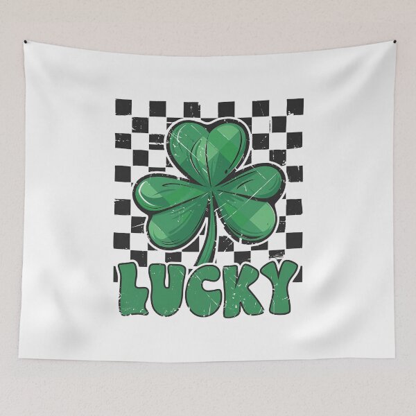 Item preview, Lucky Clover with Checkered Pattern designed and sold by JoelFox165.