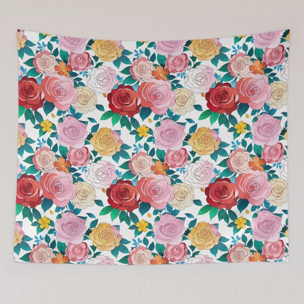 Item preview, Paper Roses Pattern Design (water color) 11 designed and sold by Domo-Design.