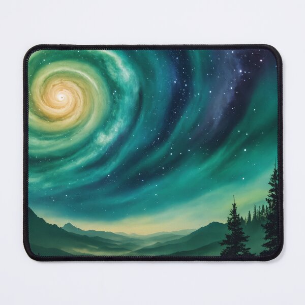 Item preview, Cosmic Vortex: A Night Sky Forest Dreamscape designed and sold by REPTISLAV.