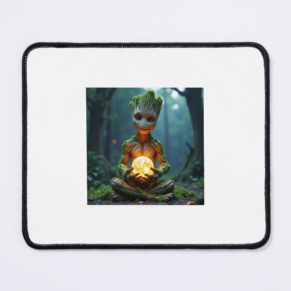 Item preview, I AM GROOT" - 3D Pixar-Style Groot Figure Cradling Earth with Glowing Vines designed and sold by Srahul.