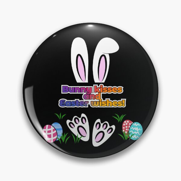 Item preview, Copy of Bunny kisses and Easter wishes Sticker designed and sold by FestivityFinds.