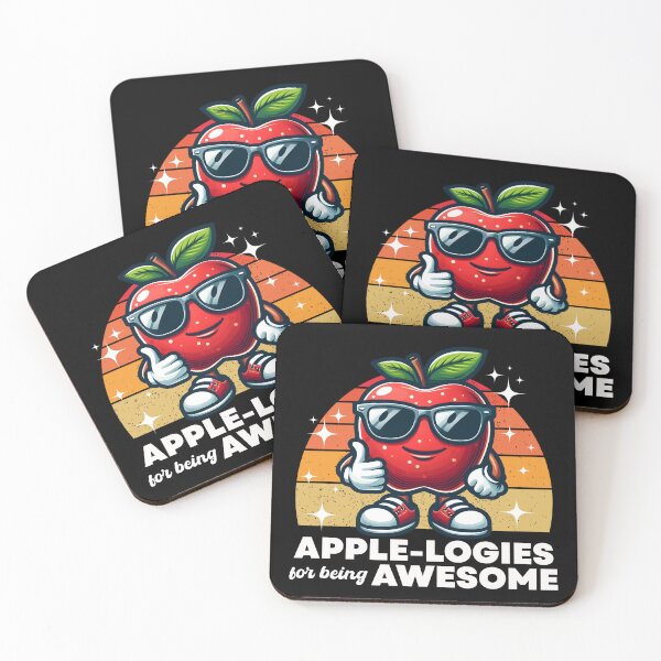 Item preview, APPLE-LOGIES FOR BEING AWESOME designed and sold by KEF Custom.