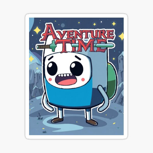 Artikel-Vorschau von Abenteuer Zeit Cartoon Network, designt und verkauft von posterwhzdesign.